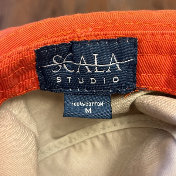 Scale Studio Women’s Wide Brim Sun Hat, M. Khaki and Orange. NWT. - Picture 5 of 5